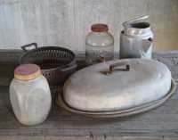 STILL LIFE WITH OLD DISHES
